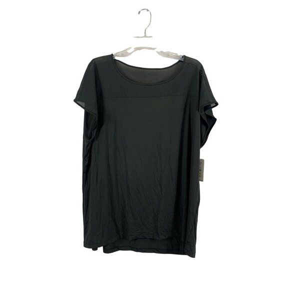 Danskin Now Women's Black Workout Top - Picture 1 of 5